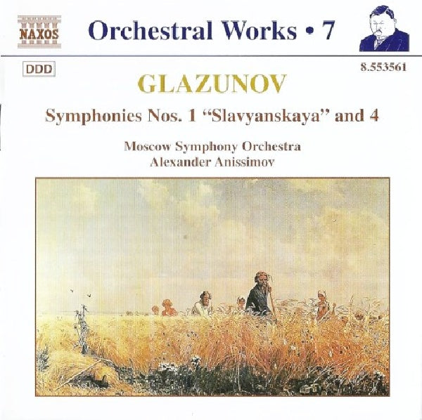 Anissimow-alexander/moso - Glazunov: sym. nos. 1 & 4 (CD) - Discords.nl