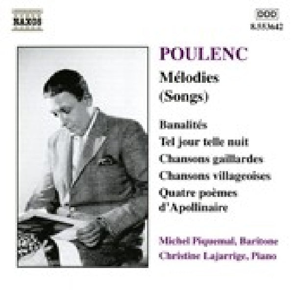 Piquemal-michel/lajarrige-chr. - Poulenc: melodies (songs) (CD) - Discords.nl