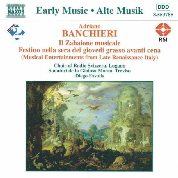 Fasolis/chor Radio Svizzera/+ - Banchieri:musical entertainmen (CD) - Discords.nl