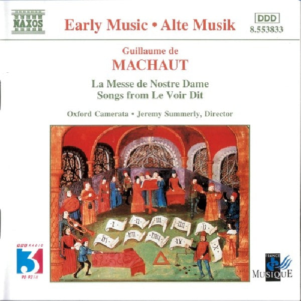 Summerly/oxford Camerata - Machaut: messe de nostre dame (CD) - Discords.nl