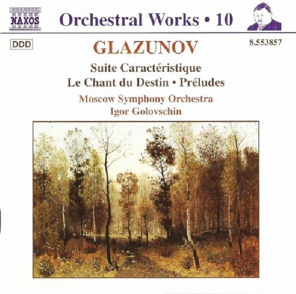 Golovschin-igor/moskau So - Glazunov:suite caracteristique (CD) - Discords.nl