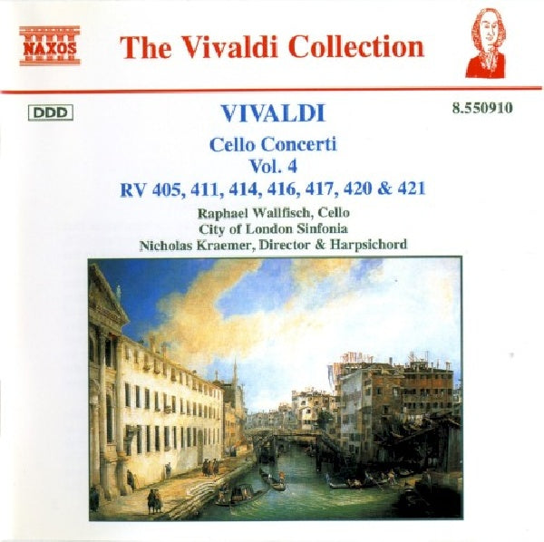 Wallfisch/kraemer/cls - Vivaldi: cello concertos vol.4 (CD) - Discords.nl