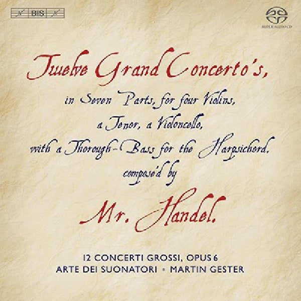 G.f. Handel - Twelve grand concertos (CD)