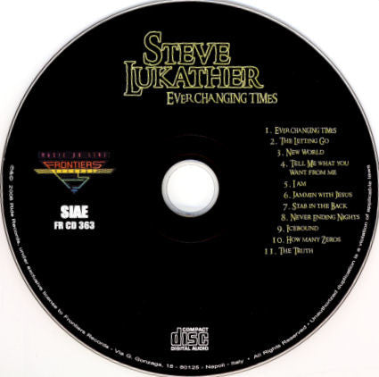 Steve Lukather - Ever Changing Times (CD)