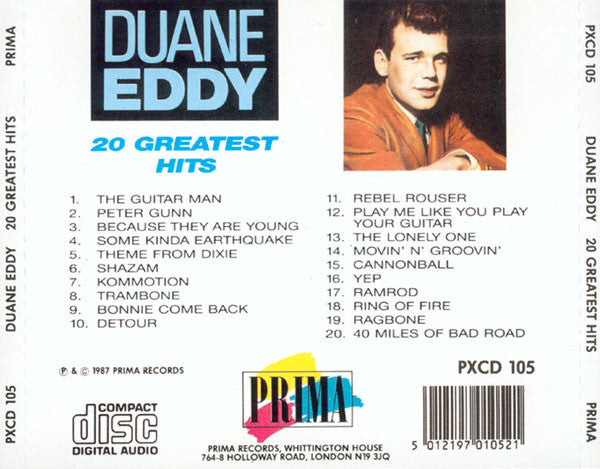 Duane Eddy - 20 Greatest Hits (CD)