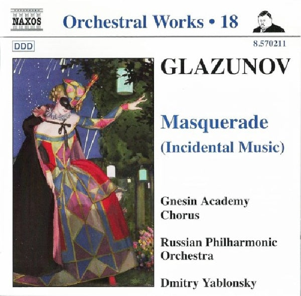 Yablonsky/russ.po - Glazunov: masquerade (CD) - Discords.nl