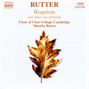 Brown/choir Of Clare College - Rutter: requiem (CD) - Discords.nl
