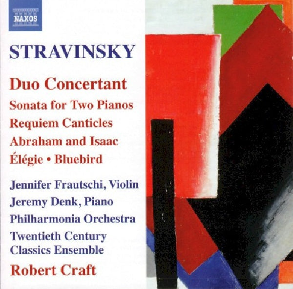 Craft-robert/+ - Stravinsky: duo concertant (CD) - Discords.nl