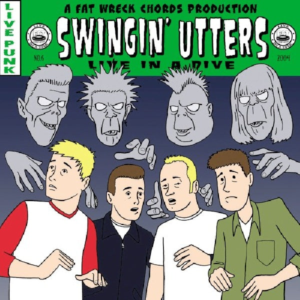 Swingin' Utters - Live in a dive (LP) - Discords.nl