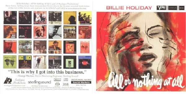 Billie Holiday - All or nothing at all (CD) - Discords.nl