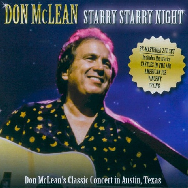 Don Mclean - Starry starry night live in austin (CD) - Discords.nl