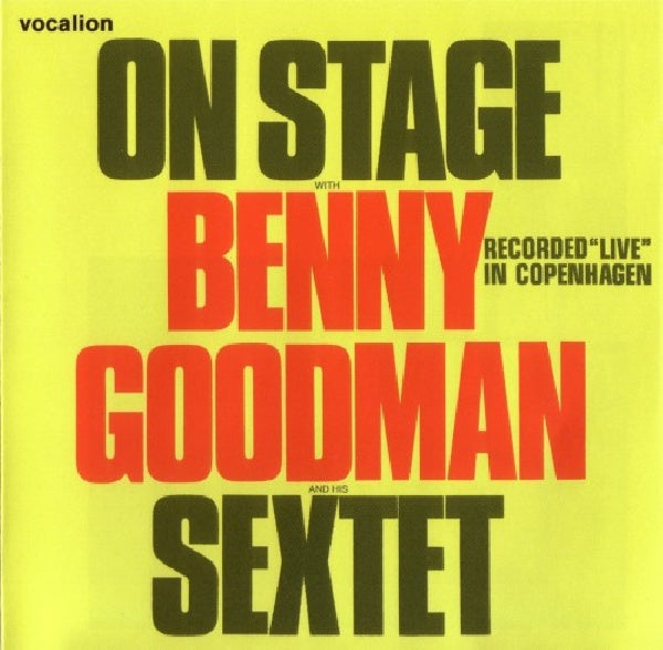 Benny Goodman - On stage live in copenhagen (CD)