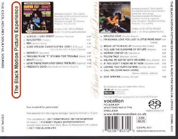 Cecil Holmes Soulful Sounds - Black motion picture experience & music for soulful lovers (CD) - Discords.nl