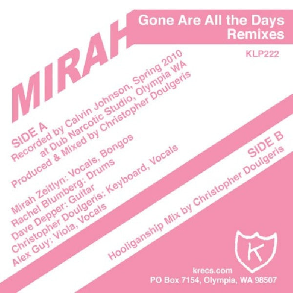 Mirah - Gone all the days (12-inch)