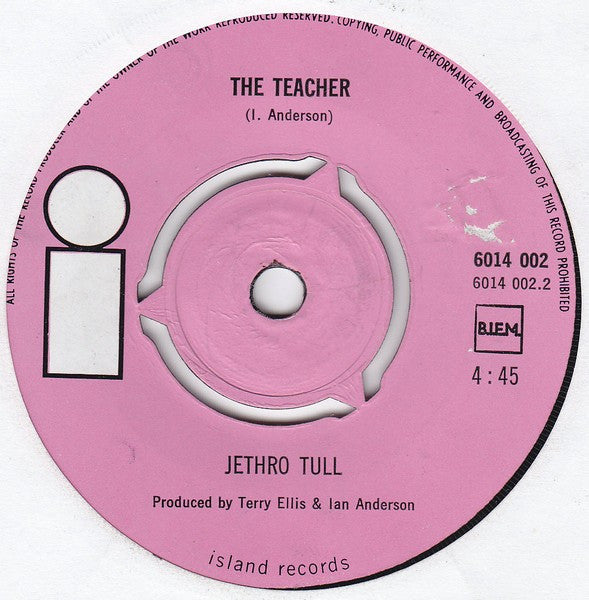 Jethro Tull - Witch's Promise / The Teacher (7-inch Tweedehands) - Discords.nl