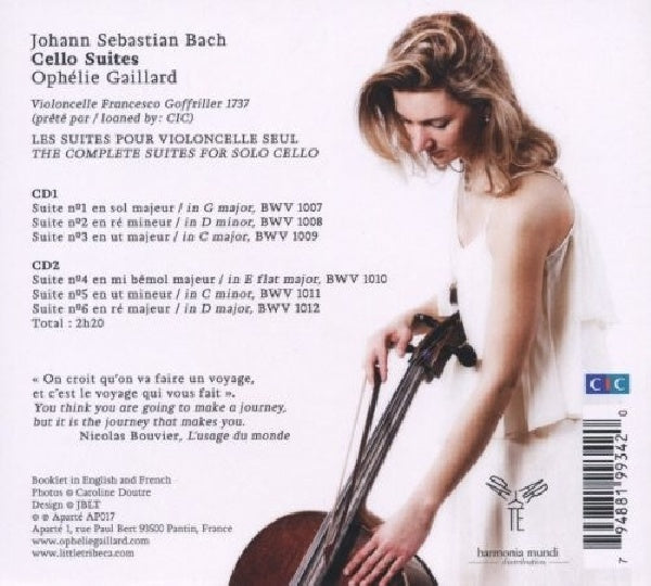 Johann Sebastian Bach - Cello suites (CD) - Discords.nl