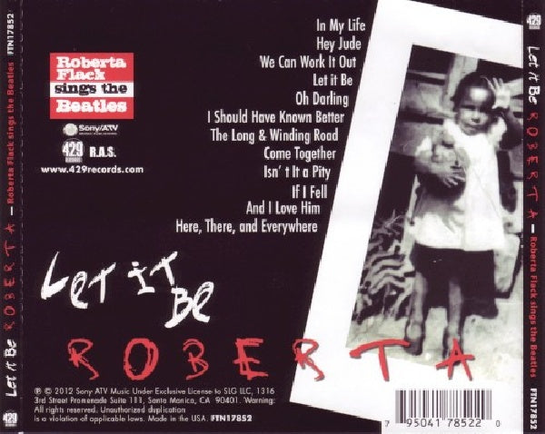 Roberta Flack - Let it be roberta (CD) - Discords.nl