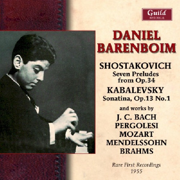 Daniel Barenboim - Rare first recordings 1955 (CD)