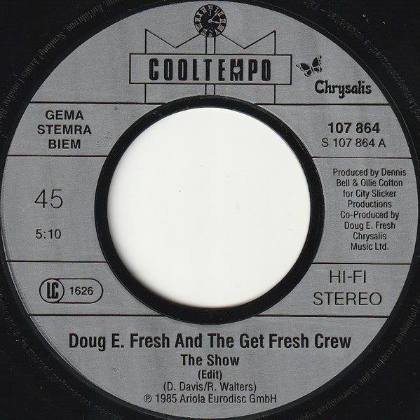 Doug E. Fresh And The Get Fresh Crew - The Show & La Di Da Di (7-inch Tweedehands)