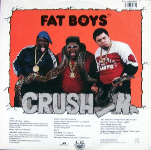 Fat Boys And Beach Boys, The - Wipeout! (12" Tweedehands)