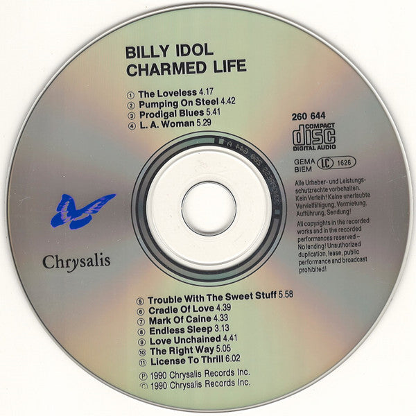Billy Idol - Charmed Life (CD Tweedehands) - Discords.nl