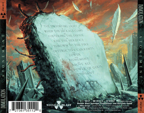 Immolation - Atonement (CD)