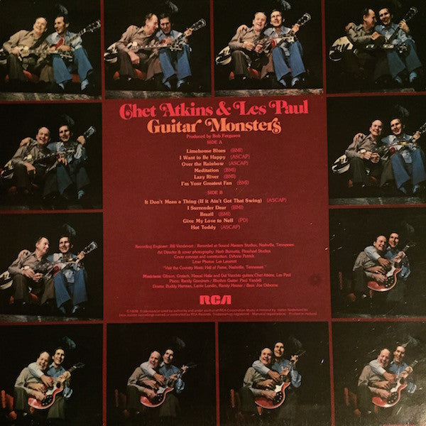 Chet Atkins And Les Paul - Guitar Monsters (LP Tweedehands)