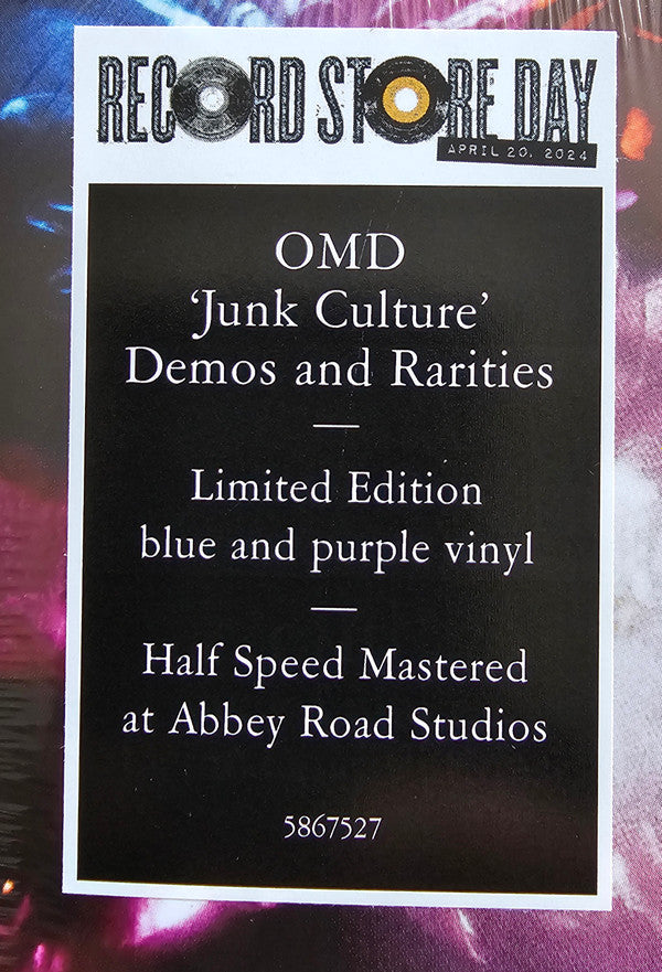Orchestral Manoeuvres In The Dark - 'Junk Culture' Demos and Rarities (LP) - Discords.nl
