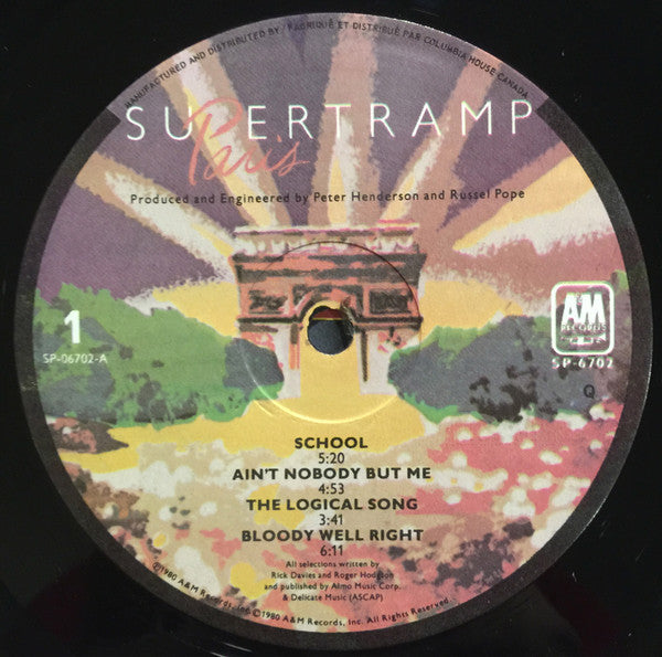 Supertramp - Paris (LP Tweedehands)