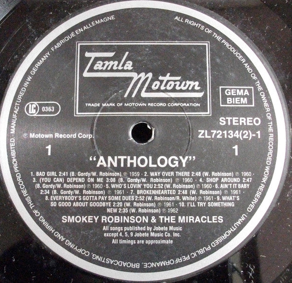 Miracles, The - Anthology (LP Tweedehands)