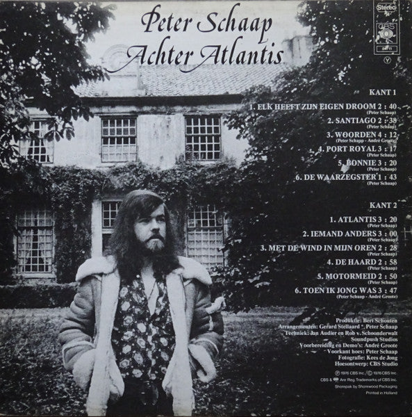 Peter Schaap - Achter Atlantis (LP Tweedehands)