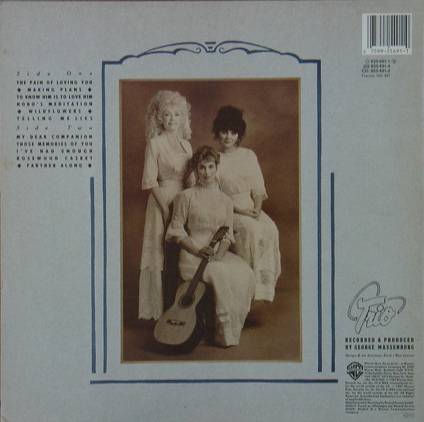 Dolly Parton, Linda Ronstadt, Emmylou Harris - Trio (LP Tweedehands)