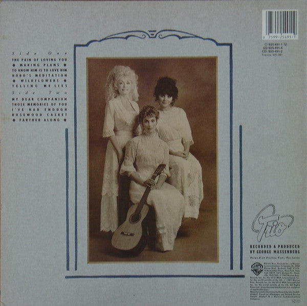 Dolly Parton, Linda Ronstadt, Emmylou Harris - Trio (LP Tweedehands) - Discords.nl