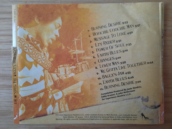 Jimi Hendrix - The Baggy's Rehearsal Sessions (CD Tweedehands)