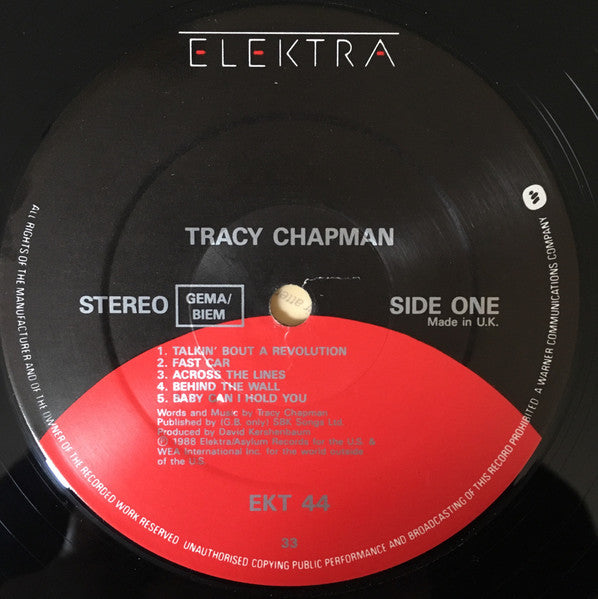 Tracy Chapman - Tracy Chapman (LP Tweedehands)