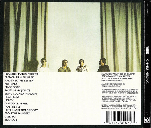Wire - Chairs Missing (CD Tweedehands) - Discords.nl