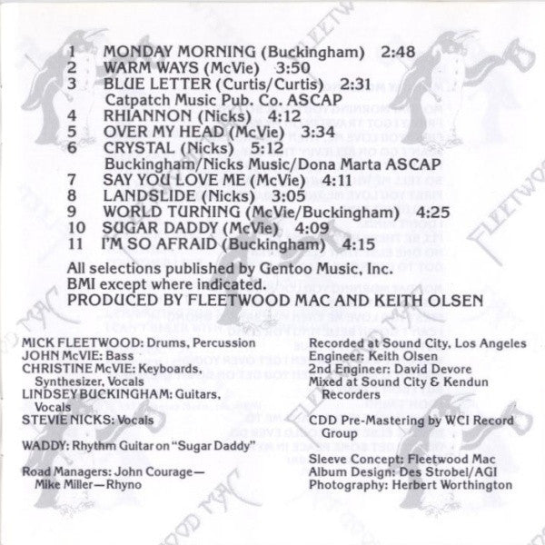 Fleetwood Mac - Fleetwood Mac (CD Tweedehands) - Discords.nl