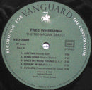 Ted Brown Sextet, The featuring Warne Marsh and Art Pepper - Free Wheeling (LP Tweedehands)