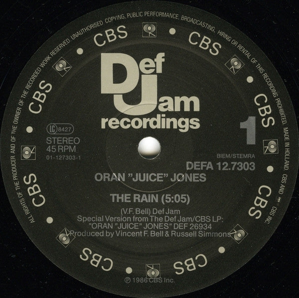 Oran 'Juice' Jones - The Rain (LP Tweedehands)