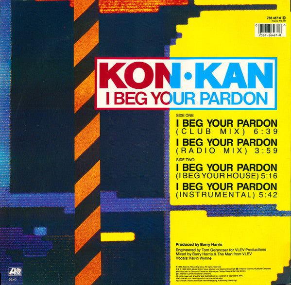 Kon Kan - I Beg Your Pardon (12" Tweedehands)