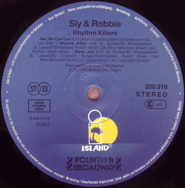 Sly & Robbie - Rhythm Killers (LP Tweedehands)