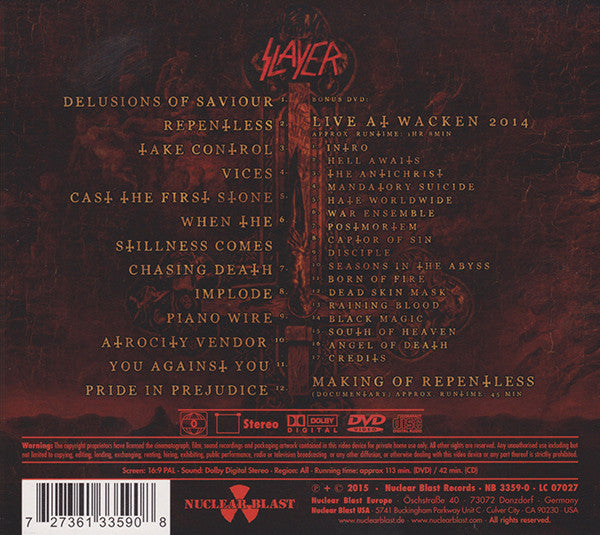 Slayer - Repentless (CD Tweedehands)