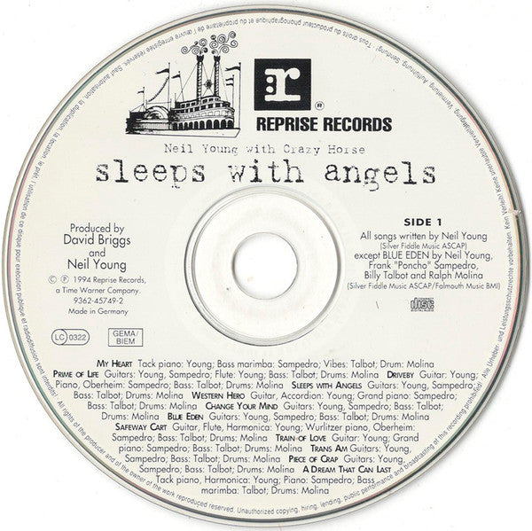 Neil Young And Crazy Horse - Sleeps With Angels (CD Tweedehands)