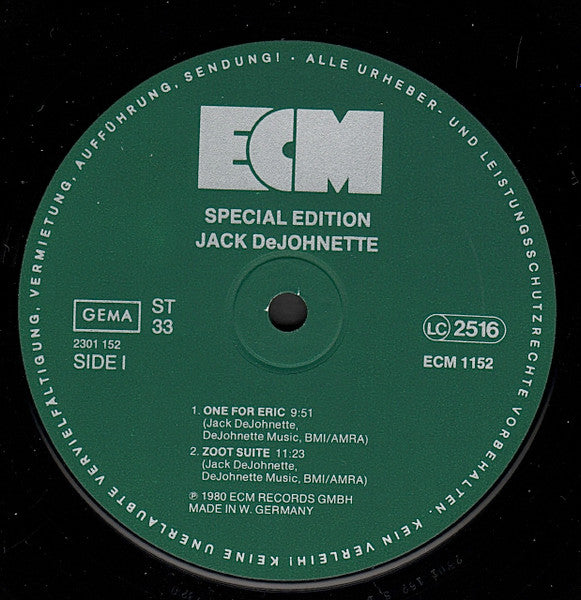 Jack DeJohnette - Special Edition (LP Tweedehands)