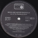 Milva And Astor Piazzolla - Live At The Bouffes Du Nord (LP Tweedehands)