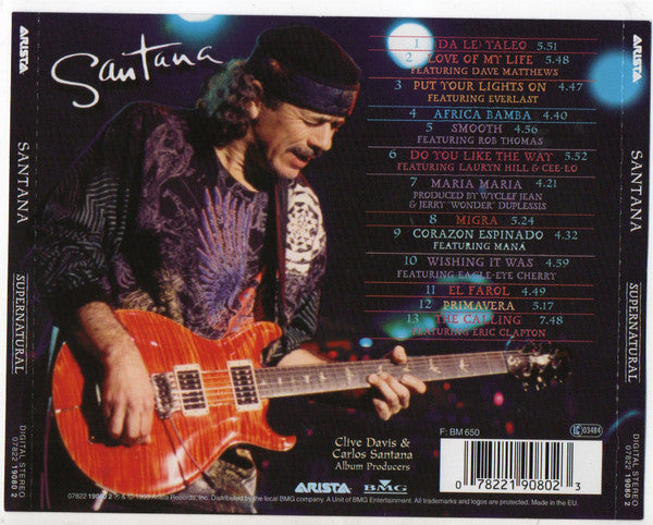 Santana - Supernatural (CD)