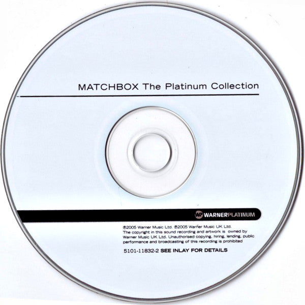 Matchbox (3) - The Platinum Collection (CD) - Discords.nl