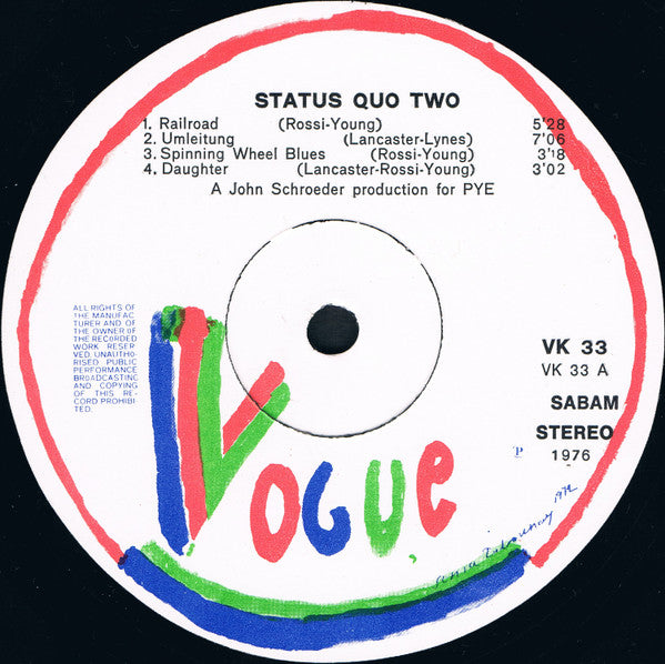 Status Quo - Status Quo Two (LP Tweedehands)