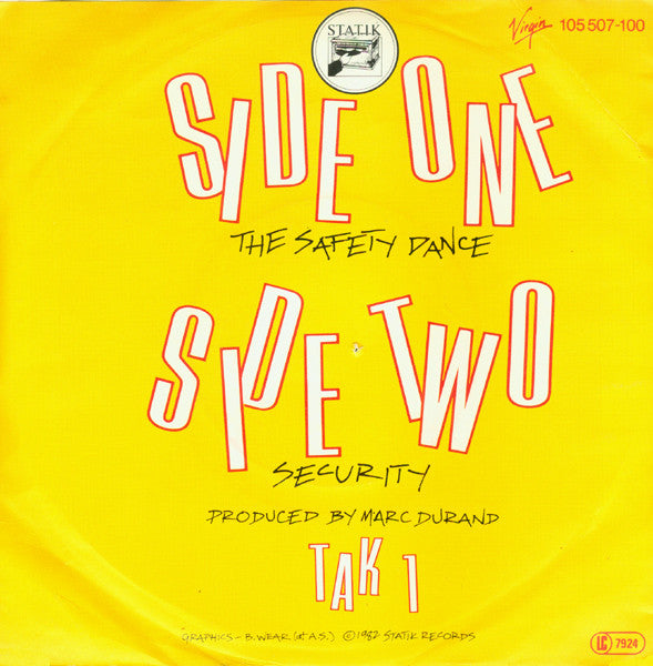 Men Without Hats - The Safety Dance (7-inch Tweedehands)