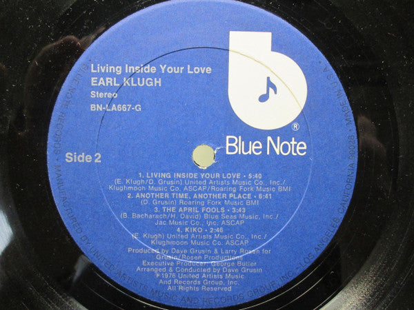 Earl Klugh - Living Inside Your Love (LP Tweedehands) - Discords.nl